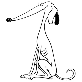 Dawasaru Purebred Greyhound Psa, Auto Nálepky chranenim Obtlačky Truck Auto Motocykel Nárazníka Dekorácie,11 cm*10 cm