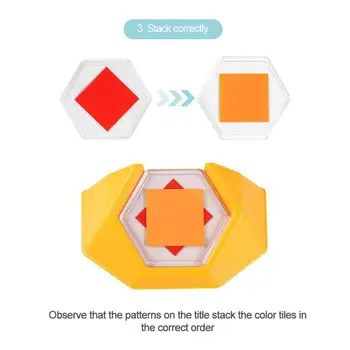 Montessori Drevené Hračky Farby, Tvary Obojstranný Zodpovedajúce Hry, Logické Uvažovanie Vzdelávania Vzdelávacie Hračka Pre Dieťa, Dieťa 3D Puzzle