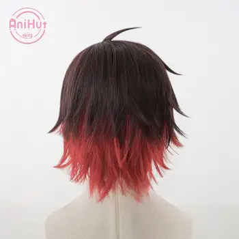 【AniHut] vyzýva Ruby Rose Parochňu Sezóny 7 Novú verziu Tepelne Odolných Syntetických Cosplay Vlasy Anime Cosplay Parochňu Ruby Rose