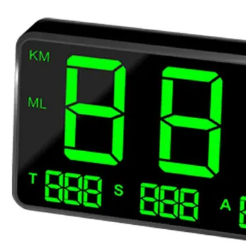 Hud Displej KM/h, MPH GPS Tachometer C60 C80 C90 palubný počítač Auto HUD Head Up Displej Veľký Displej Rýchlosť Meter prekročenia rýchlosti