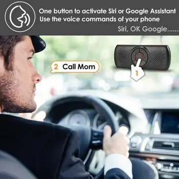 Automobilová Súprava Bluetooth Auto Bezdrôtová Automobilová Súprava Handsfree Reproduktor Viacbodové Slnečná Clona Reproduktor Pre Xiao Telefón Smartphony