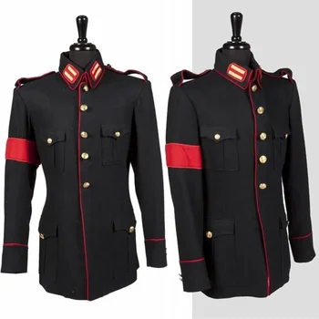 Vzácny Classic Fashion MJ MICHAEL JACKSON Kostým Čiernej Neformálne Vojenské Vlnené Oblečenie, Zimné Bundy Outwear