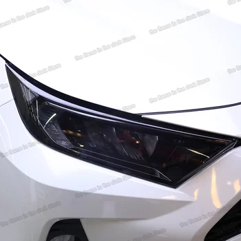 Lsrtw2017 Transparentné čierna TPU Auto Svetlometu ochranná Fólia pre Toyota RAV4 2019 2020 xa50 anti-scratch nálepky auto styling