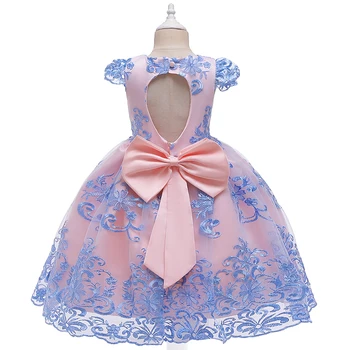 Baby Girl Dress Deti, Svadobný Večierok Princezná Čipky Šaty Šaty Pre Dievčatá Kostým Deti Kvet 2020 Zimné Oblečenie