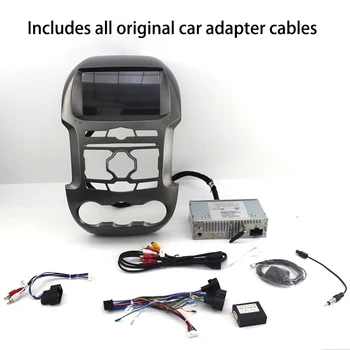 Auto Multimediálny Prehrávač Stereo GPS, DVD, Rádio Navigačné koliesko NAVI Android Obrazovka Monitora pre Ford Ranger F250 T6 2011~2019