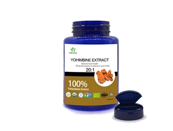 Yohimbe Bark Extrakt Prírodných Yohimbine HCL 100ks/fľaša