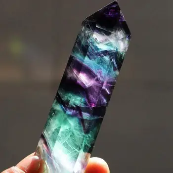 Vzácne prirodzené farby fluorite crystal bod uzdravenie