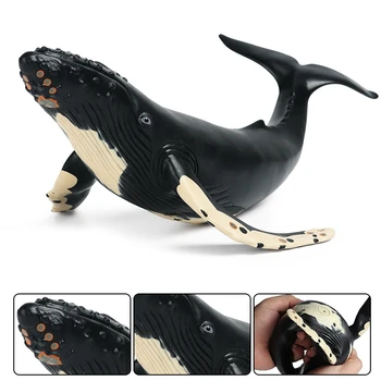 Simulácia Morský Živočích Model Mäkké Gumy Hrbáč Veľryba Model Animal Model Ozdoby