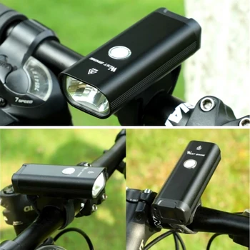ZÁPAD CYKLISTIKA 2000Lumen Svetlo na Bicykel 6000mAh USB Nabíjateľné LED MTB Predné Lampy Svetlometu Ultralight Baterka Bicyklov Svetla