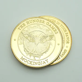 1 oz USA Hladu Hry na Mince Výzvou Kolo Zlato Plátované Suvenír Americkom Filme mince