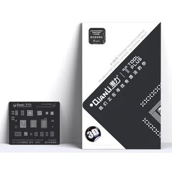 Qianli 3D Polohy Black Vzorkovníka Univerzálnej Komunikačnej Základne Kapela Šablóny pre iPhone 5 5 6 6Plus 6s 6sPlus 7 7Plus 8 8Plus
