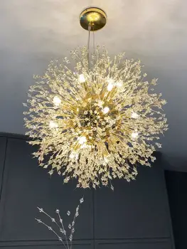 2021 NOVÝ Moderný Crystal Púpava Luster Osvetlenie Prívesok Lampy, Obývacia Izba, Jedáleň, Domáce Dekorácie