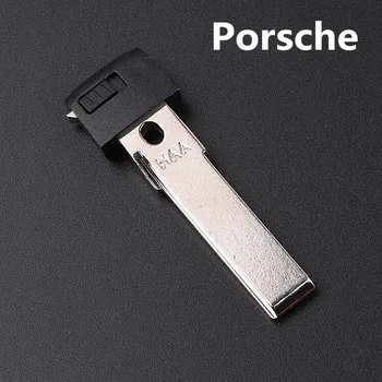 Kľúčové Prázdne Núdzové Smart Card Key Čepeľ Pre Porsche 911 977 918 a Kaman Uncut prázdne tlačidlá[2 ks]