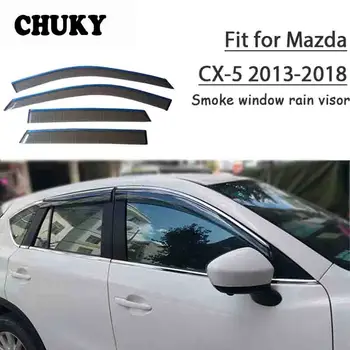 Chuky 4pcs Auto Styling Okno Clony proti oslneniu Markízy, Prístrešky Dážď Štít Pre Mazda CX-5 2013 2016 2017 2018 Auto Príslušenstvo