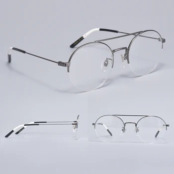 Talian Luxusné Značky Kolo optické okuliare, rám GG0682OA Kovov kvalitné Predpis Okuliarov, rám pre ženy muži