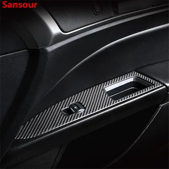 Sansour Auto-styling Pre Ford Mondeo 2013-2019 Dverí Rukoväť Miska Uhlíkových Vlákien Výbava Nálepky Zahŕňa Accessor