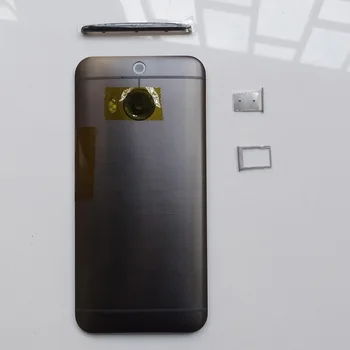 Hliník Pre HTC One M9+ M9 Plus Zadný Kryt Batérie, Dvere, Zadné Bývanie Prípade Bočné Tlačidlá +vrchný kryt+Sim karty SD/Zásobník Opravy Dielov