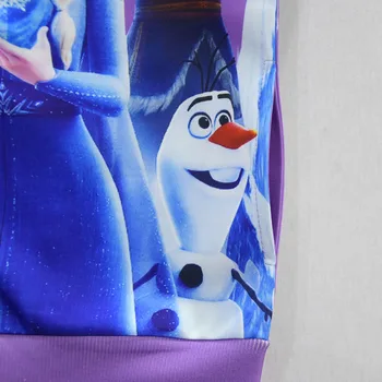 Disney Zamrznutý Ľad, Snehová Kráľovná Hoodies Elsa Anna Mikina Kabát Pre Dievčatá, Deti, Batoľa, Oblečenie Pre Deti, Oblečenie