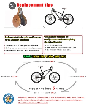 10 Pár MTB Horský Bicykel MTB Cyklistické Spekaných Požičovňa Disk Brzdové Doštičky Pre SRAM AVID BB5 Diely Príslušenstvo