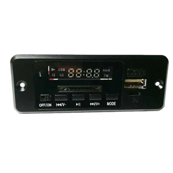 Mini USB, Aux IN Car Audio Modul DC 5V Digitálne Bluetooth MP3 Dekódovanie Doska s 3W*2 Zosilňovač Nabíjateľná SD FM Rádio
