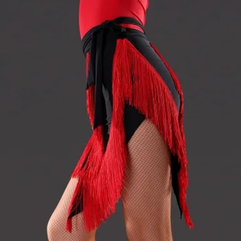 Nové Módne Strapec Latin Dance Sukne Dospelých žien Rumba, Samba Tango Sála latinské Tanečné Šaty Dámske Moderné latinskej Dancewear