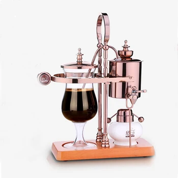 Nový dizajn kvapka vody Royal vyvažovanie sifón kávovar/belgicko kávovar syphon vacumm kávy brewer