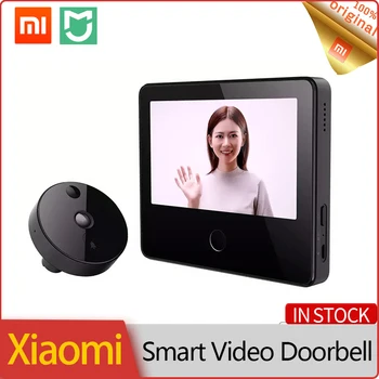 Xiao Mijia Video Dvere, Telefón, Intercom Smart Cat Eye Bezdrôtový Video Zvonček s Kamerou MonitorHome Bezpečnosti AI Tvár/ PIR