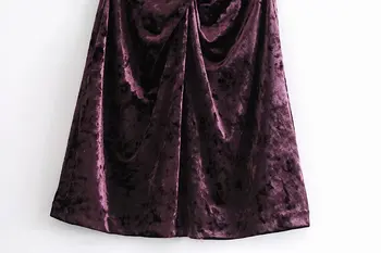 Toppies Zimné Party Šaty, Sexy Žena Šaty Bez Rukávov Vintage Velvet Fashion Šaty Elegantné Vestidos
