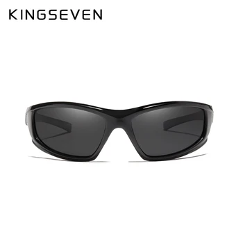 KINGSEVEN 2019 Dizajn Značky Polarizované slnečné Okuliare Mužov Jazdy Odtiene Muž Slnečné Okuliare Pre Mužov Zrkadlo Okuliare UV400 Oculos