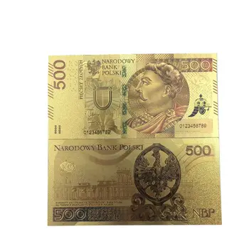 100ks Zlato, Bankovky Čistého Zlata Fólie Bankoviek v Poľsku so suvenírmi Bankoviek Domova Hodnota Zberateľská Kolekcia bankoviek