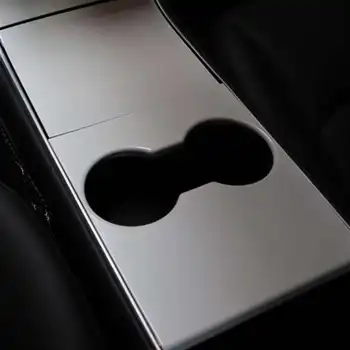 Pearl White Pre Tesla Model 3 Ústrednej Kontrolnej Vody Držiak Model Y patch Panel Kryt doplnky, Dekorácie