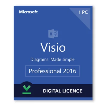 Microsoft Visio 2016 Profesionálne Digitálne Licencie