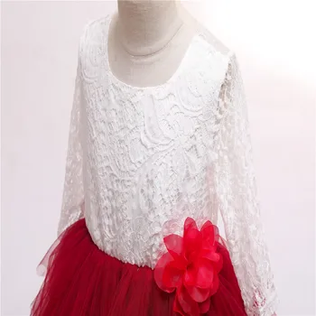 Nové Európske a Americké detské šaty dievčatá narodeninovej party šaty s čipkou tutu 2019 kvetina dievča šaty princezná šaty