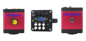 Efix 13MP Súčasne-Hlavná Kontinuálne Zoom 7~45X Trinocular Stereo Mikroskopom HDMI VGA Fotoaparát 56 LED Univerzálny Držiak