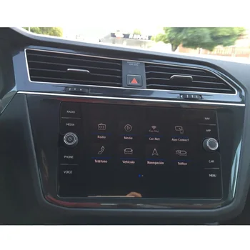 8 palcový GPS Navigácie Sklo Ochranný Film Pre VW Volkswagen Tiguan Atlas 2018 Auto Panel Displeja LCD Displej Krytu
