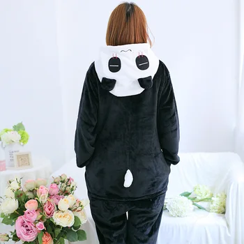 Anime Pyžamo Onesie Kigurumi Panda Pijama Deti, Dievčatá Sleepwear Jumpsuit Pre chlapcov Dieťa Dospelých Mužov Onesie Plášte Domáce Oblečenie