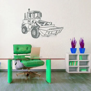 Steny Odtlačkový Samolepky Stroj Poľnohospodársky Traktor Agrimotor Dizajn Pre Poľnohospodárstvo nástenné Maľby Chlapcov Deti Miestnosti Domov Dekor LL2301
