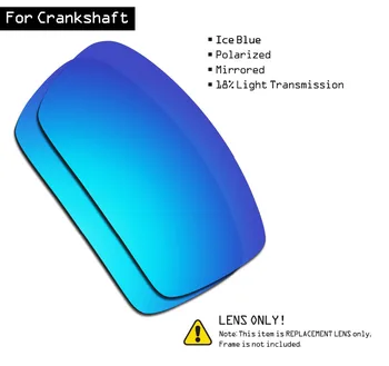 SmartVLT Polarizované slnečné Okuliare Náhradné Šošovky pre Oakley kľukového hriadeľa - Ice Blue