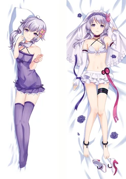 2020 februára Aktualizácia Anime VOCALOID znaky sexy vankúš Kryt 3D sexy holky obojstranné posteľné prádlo Objímanie Telo obliečka na vankúš
