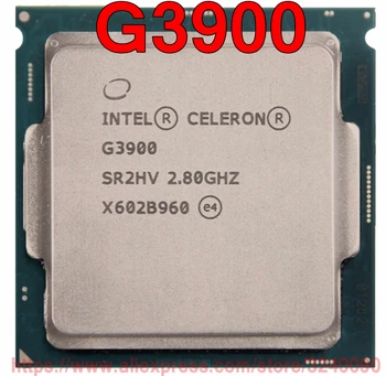Pôvodné CPU Intel Celeron G3900 Procesor 2.80 GHz, 2 M Dual-Core, Socket 1151 doprava zadarmo rýchle lode von