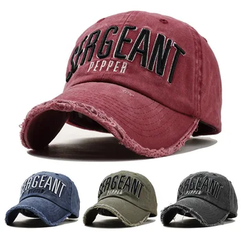 Bavlna šiltovku klobúk pre ženy/ mužov v lete retro klobúk výšivky list vonkajšie športové čiapky nastaviteľné retro otec čiapky