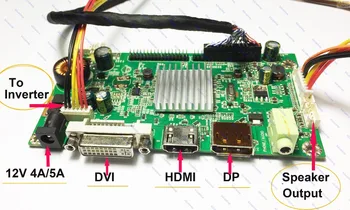 HDMI+DVI+DP LCD Radič Dosky Monitora Auta invertor držiak pre 2560X1440 LM270WQ1(SD)(E3) LM270WQ1-SDE3 Monitor displej