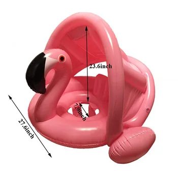 Nafukovacie Flamingo Bazén Float Kruhu Matrac Plávanie Swan Plávať Krúžok Sídlo Loď Raft Lete Vodný Zábavný Bazén Hračky
