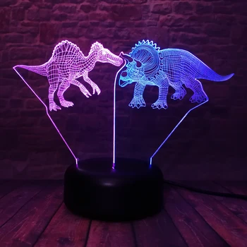 Jurský Park Legendy Zmiešané Triceratops Dinosaura Obrázok Akcia 7 Zmena Farby Chlapci Spanie Spálňa Decor Muž Filmových Fanúšikov Prospech