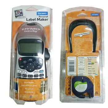 Dymo LetraTag LT-100H Ručné Label Maker Kompatibilný pre 12mm Letra Tag 91201 91200 12267 91202 Štítok Pásky
