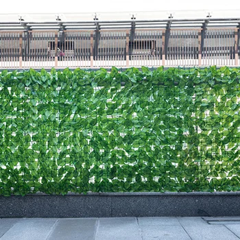 Záhradný Umelý Plot Leaf Plastové Simulácia Melón/Apple Leaf Balkón Plot Slnečník Obrazovke