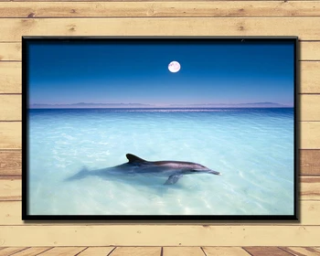 Dolphin Krásne Morské Zviera (9) Nástenné Plagáty Vytlačí Hodváb Umelecká Maľba Na Steny Domov Spálňa Decor