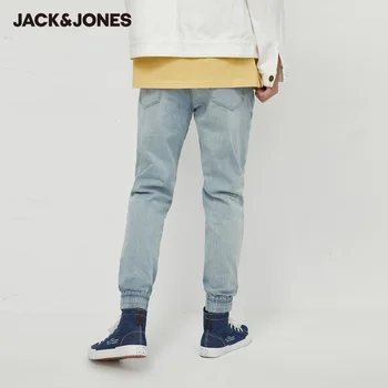 JackJones Mužov Spájať Športový Vintage Streetwear Pravidelné nosenie Tesnej-nohu-Jeans| 220232523