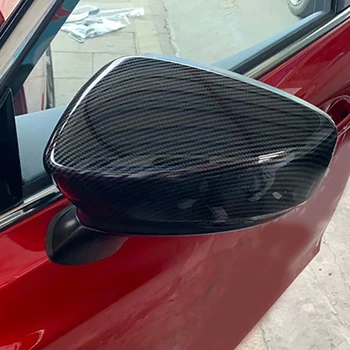 Pre Mazda 6 Atenza 2019 2020 Uhlíkové Vlákna Štýl Bočné Dvere Krídlo Spätné Zrkadlo Pokrytie Výbava Nálepky Auto Príslušenstvo
