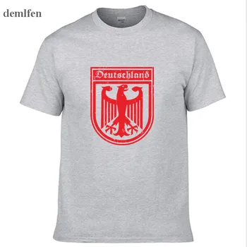 Deutschland nemeckej Vlajky Hrebeň Nemecko Orol T Shirt pánske Nové Módne B Človeka O-Neck T-Shirt Harajuku Topy, Košele